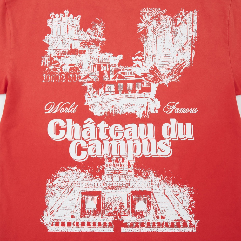 Chateau Tee Sun Fade Wash Tee (Red)